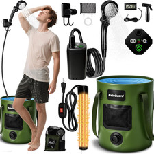 Portable Camping Shower, 6000Mah Rechargeable Portable Shower Pump, Large Capaci