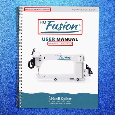 HANDI QUILTER Fusion 24-Inch Longarm User Manual 2015, BOUND, COVERS, FOLDOUTS