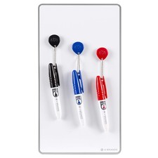 U Brands Magnetic Dry Erase Board White Board Value Pack, 6" x 11", Frameless, I