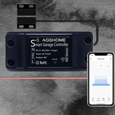 AGSHOME Smart Wi-Fi Garage Door Opener Remote, APP Control, Compatible with A…