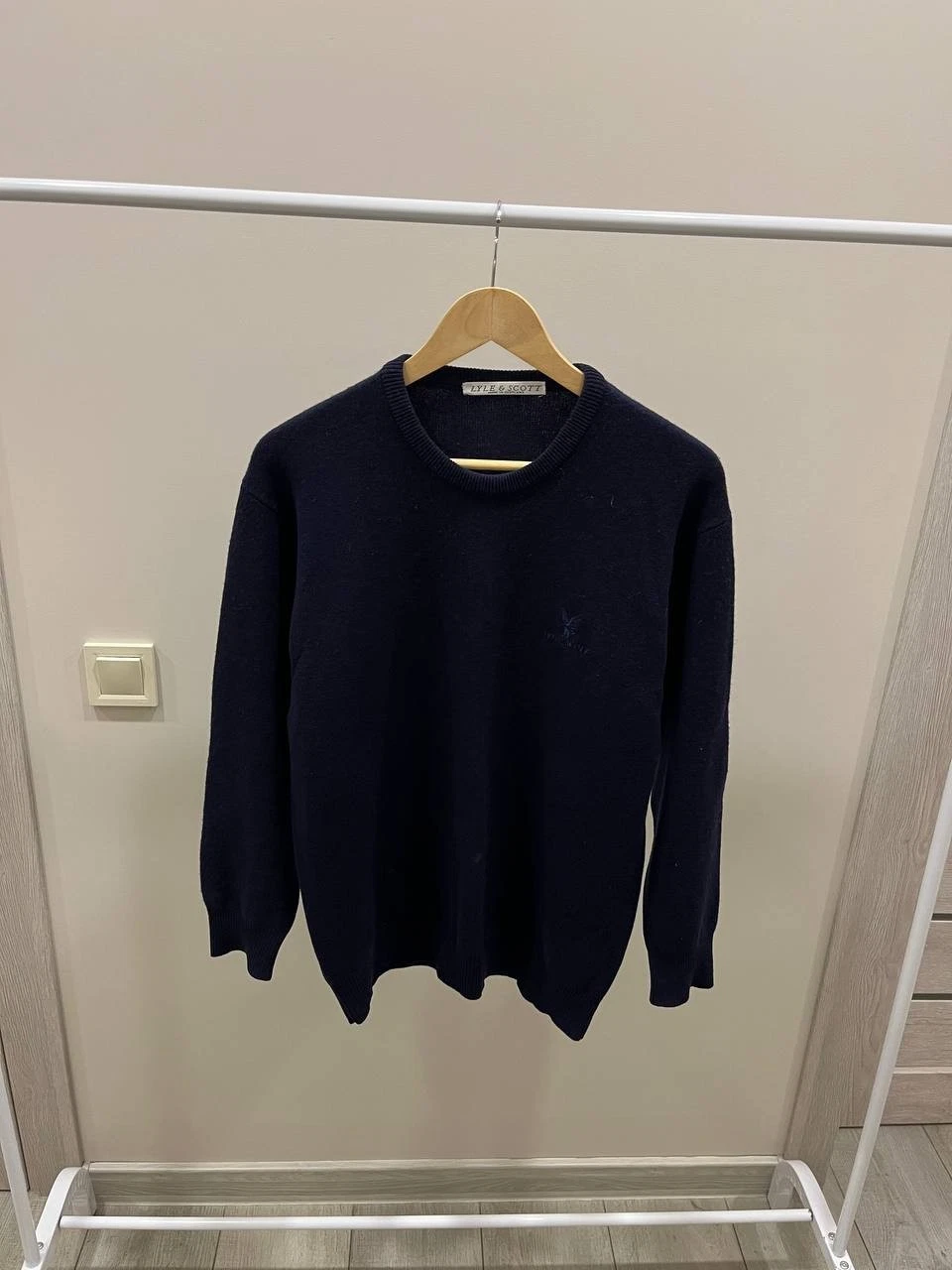 90s Vintage LYLE & Scott Golf Wool Sweater Men’s L Size