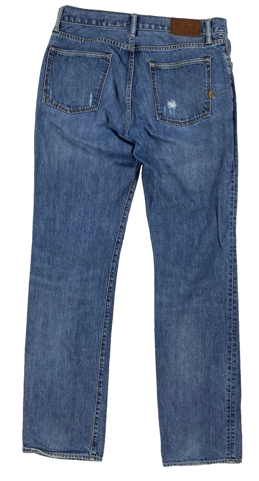 Pantalones de mezclilla ajustados vintage Martin X Osa para hombre 34x34 azul recto 100 % algodón Foto 2 de 4