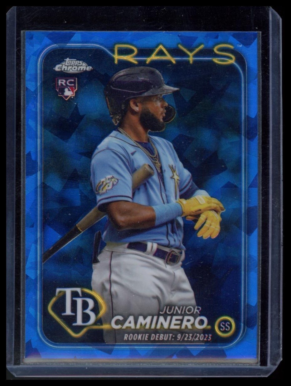 2024 Topps Chrome Update Series Sapphire Edition - Rookie Debut Junior Caminero