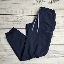 Fabletics Pants Size Medium Navy On Call Scrub Jogger Drawstring Pockets Stretch