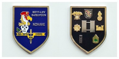 5th SFG (ABN) SOTF-LEV S4/SUPCEN NOHAVE Challenge Coin 2#1