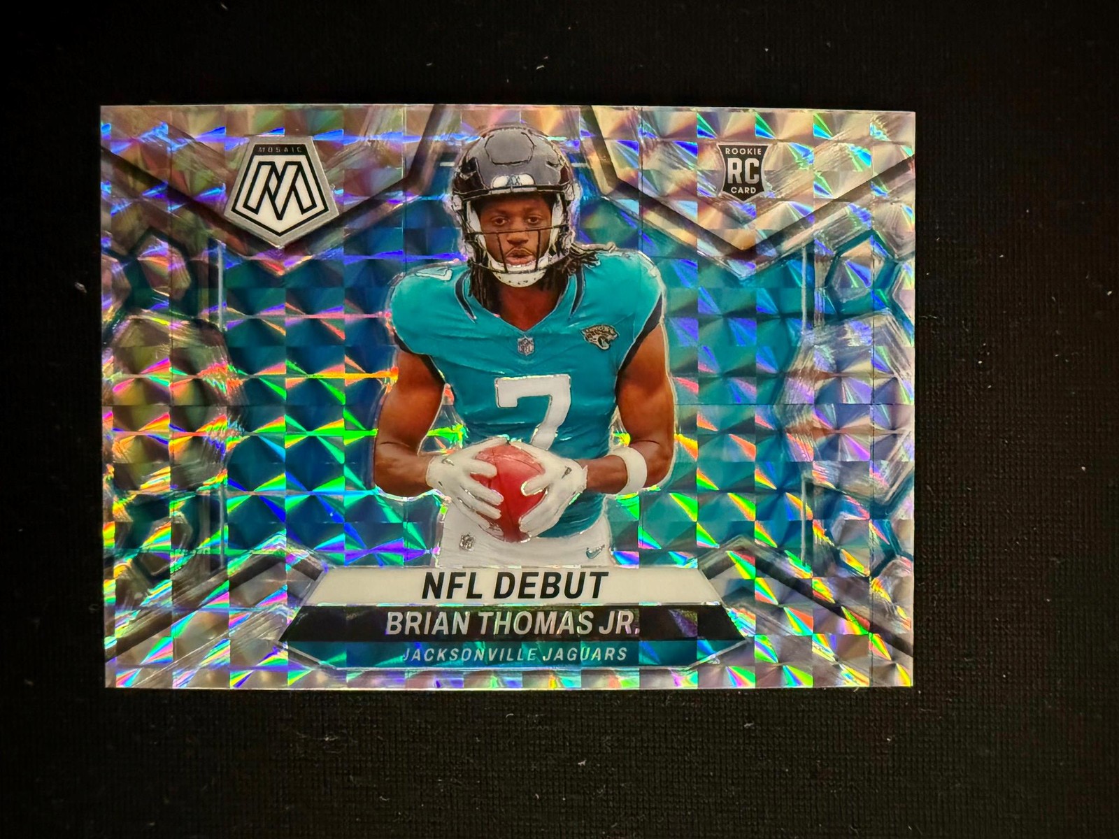 Brian Thomas Jr 2024 Mosaic NFL Debut Mosaic Rookie RC Jacksonville Jaguars D47