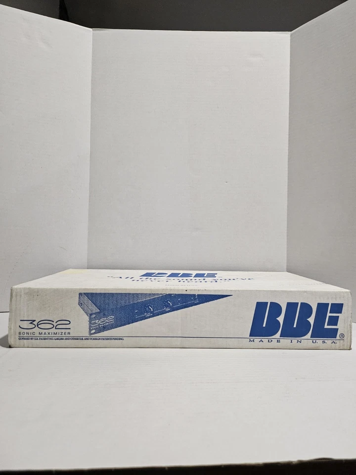 BBE 362 Sonic Maximizer Rack Mountable Sound Processor NEW BOX RARE Complete 🔥 - Image 3 of 4
