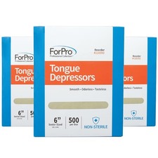 Wood Tongue Depressors 500ct Pack of 3