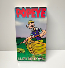 Popeye: Blow Me Down! VHS Tape NTSC Special Edition 1989 NR Fleischer Mercer
