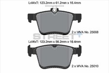 Bremsbeläge VW GOLF VII (5G1, BQ1, BE1, BE2) 2.0 GTD Baujahr 04/13–08/20 kW 135