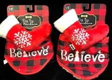 Woof Have a Pawfect Christmas Dog Toy & Bandana Gift Set 2-S/M 1-L/XL- NWT