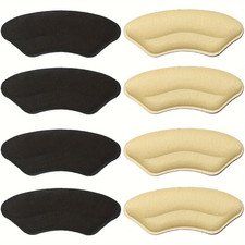8-Pack Heel Pads for Too Big Shoes Self-Adhesive Heel Protectors Heel Inserts Im