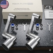 1080  Rotating Faucet Extender Dual Mode Swivel Sprayer for Kitchen Bathroom