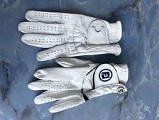 Lot of 2 Women  s Left Hand Golf Gloves Small White Leather FootJoy  1 NEW