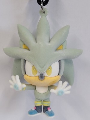 3D Foam Figural Key Chain Clip Monogram Blind Bag Sonic Hedgehog Series 5 Silver