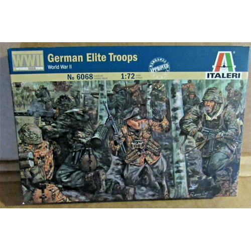 German Elite Troops Ww Ii Kit 1:72 Italeri Kit Figure Militari -D- Neues Modell-image