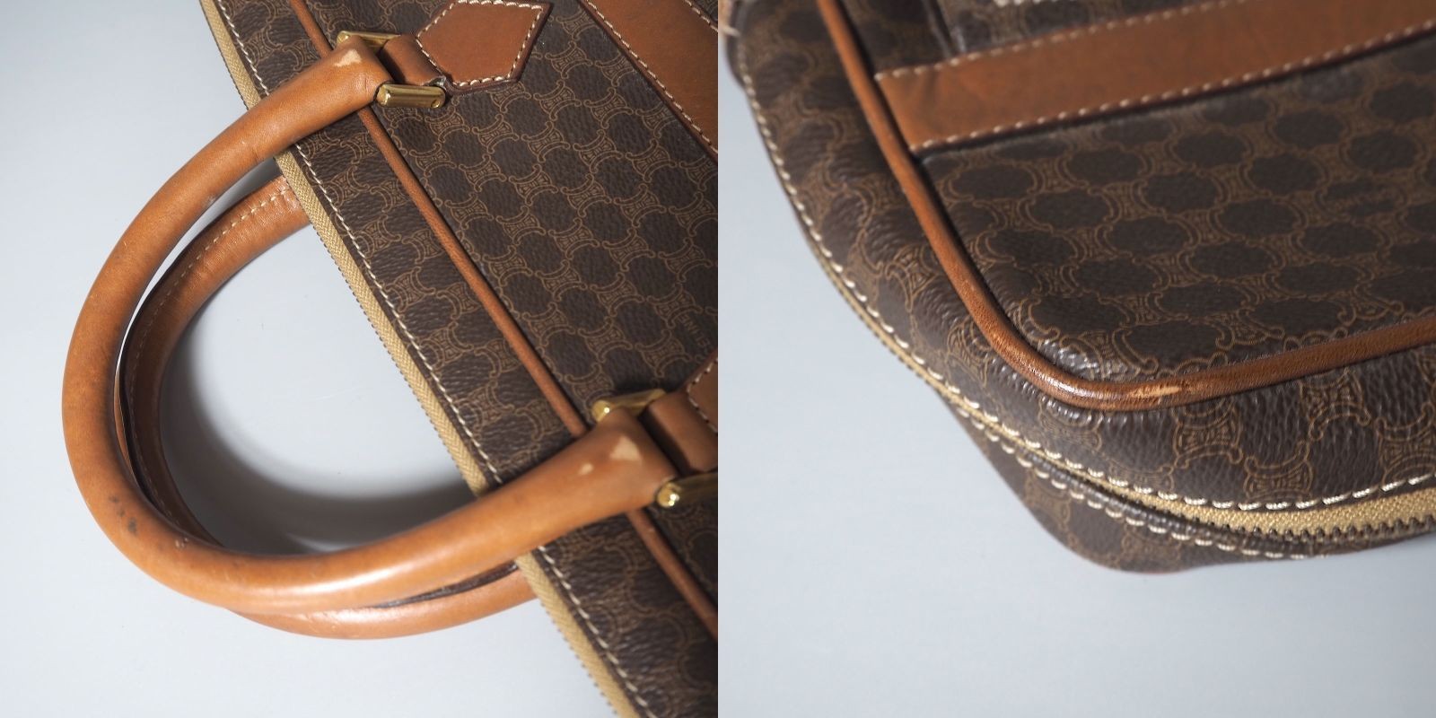 Celine CELINE Macadam Pattern Briefcase Brown Men… - image 10