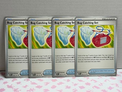 Bug Catching Set 102/131 SV: Prismatic Evolutions Normal Playset x4