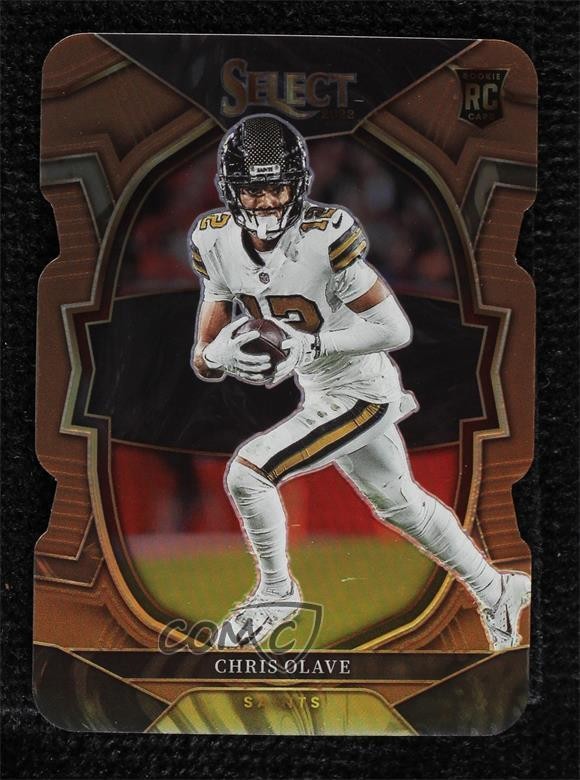 2022 Select Concourse Copper Prizm Die-Cut 81/149 Chris Olave #30 Rookie RC 11qd