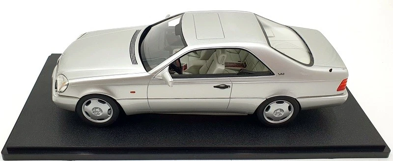 Cult Models 1/18 Scale CML079-1 - Mercedes-Benz 600 SEC C140 1992 Silver - Image 3 of 4