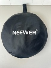NEEWER Photography Light Reflector 5-in-1 Collapsible Disc Studio Silver Case