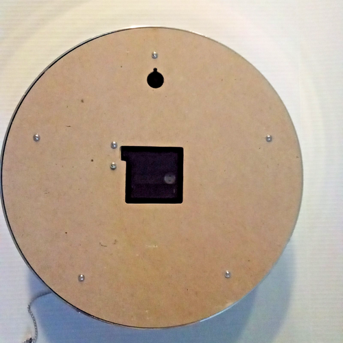 Clock Double Neon Wall Violet & White 14.5" x 3.5" Pull Chain Constant & Strobe - Picture 7 of 10