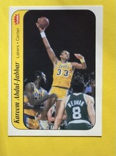 1986-87 Fleer Sticker 1 Kareem Abdul-Jabbar NM  “SRR-CARDS” Collection”