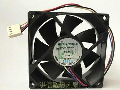 RUILAN RDH8025B2 DC24V 0.15A 8025 8CM 4-wire inverter cooling fan *uq