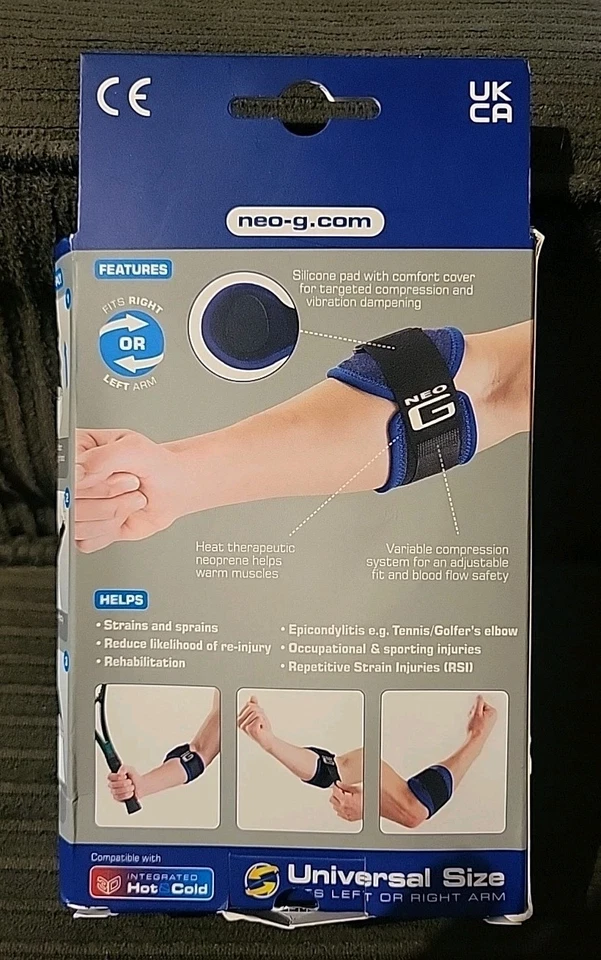 Correa para codo de tenis/golf Neo G tamaño universal Foto 2 de 2