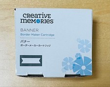 Creative Memories BANNER Border Maker Cartridge Boxed New