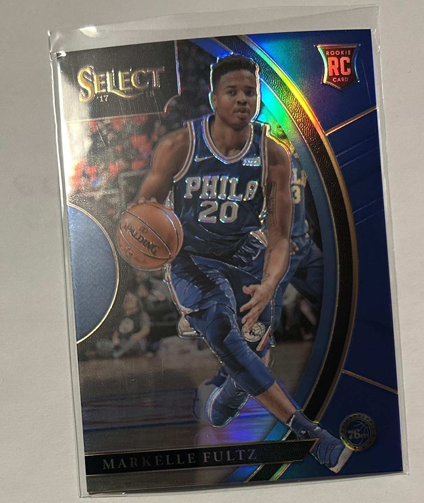 2017-18 Panini Select #68 Markelle Fultz Blue Prizms #/299