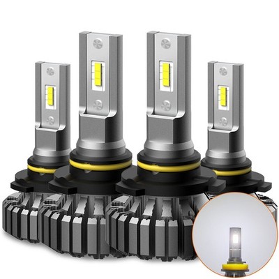 AUXITO 9005+9006 LED Combo LED light Kit 8000LM Light Bulb Hi/Low Beam 6500K 72W