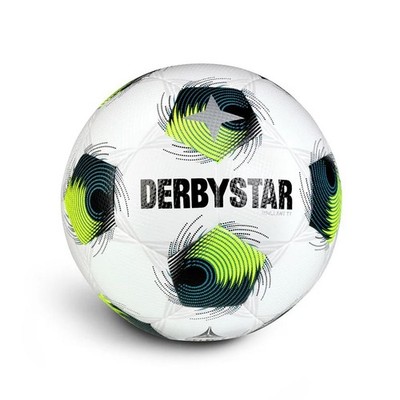 Derbystar Brillant TT DB v24 Fußball Weiß Petrol gelb petrol
