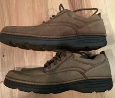 G H BASS Stanley Brown Leather Casual Shoes Mens 12M  Comfort Cushioned