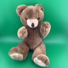 Vintage Schmid Musical Plush Bear Brown Articulated Legs Arms Head 1985 Working