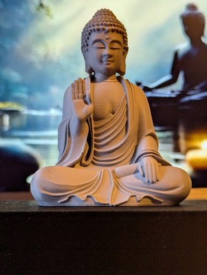 Buddha Figur 11,5 cm   Dekorative Skulptur für Meditation, Yoga & Wohnraum