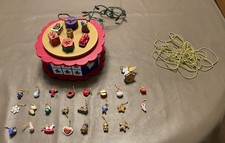Avon Christmas Is Coming Musical Tree Advent Base 23 Ornaments Angel Drawers etc