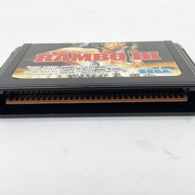 SEGA GAMEGEAR Game Gear software Rambo III with manual and Move Confirmed