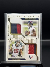 2020 Panini National Treasures - Nfl Gear Combo Materials Deshaun Watson,...
