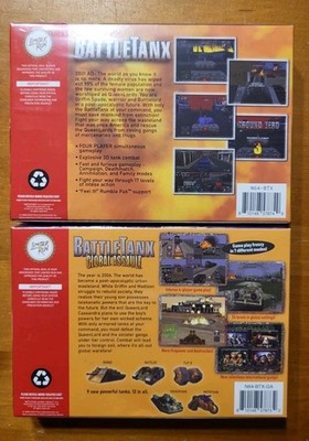LOT OF 2 N64 Nintendo 64 Battletanx & Battletanx Global Assault