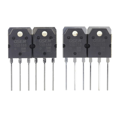 2 Paar SSB688 (B688 2SB688) + SSD718 (D718 2SD718) NPN PNP Silizium-Leistungstra