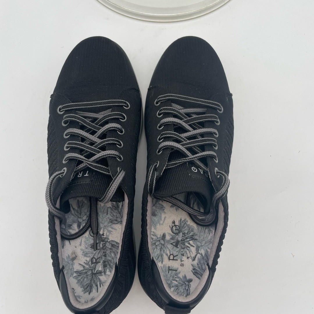 SAOLA Sneaker TRAQ ALEGRIA TRA MAG 5001 nere stringate suola bianca testurizzata 39 US 8 8 5