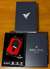 Brand New - Colibri S-CUT Cigar Cutter - Red / Black - Free Shipping