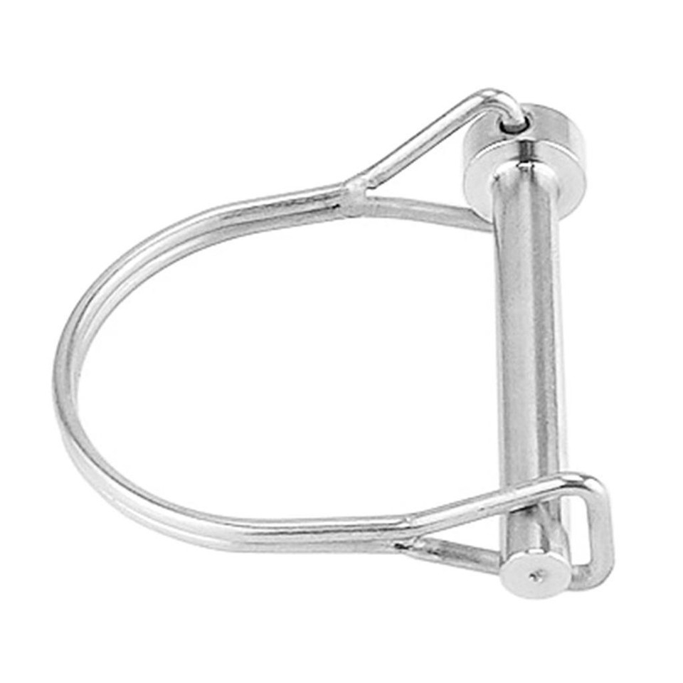 Silver Rustproof New 5x50mm Round Arch Spring Lock Pin Marine Hardware ...