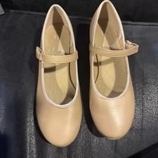 American Ballet Theatre Spotlights Tan Tap Dance Mary Jane Shoes 13.5 13 1/2