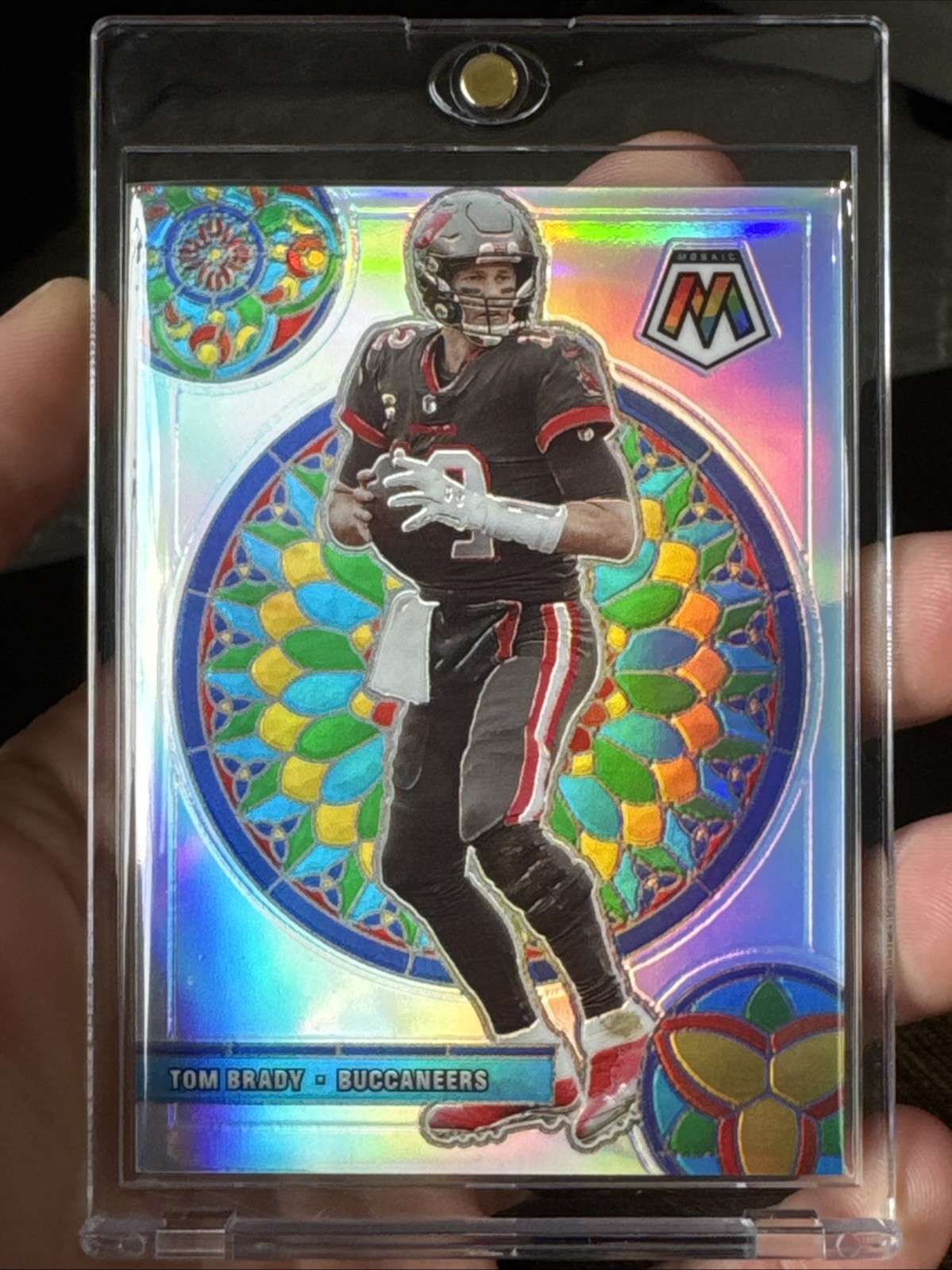 Tom Brady Stained Glass 2021 SSP Case Hit Panini Mosaic Buccaneers Patriots 🔥🔥