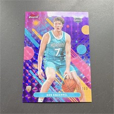 Topps 2025 Finest Purple Geometric Refractor Rookie Kon Knueppel Hornets #4/100