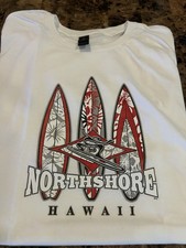 Hawaiian T Shirt Brand New Large White Cotton Hang Loose Free Ship From Hawaii