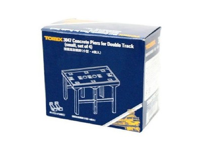 TOMIX N gauge double track elevated bridge piers, small size, 4 pieces, 3047