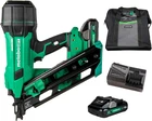 Metabo HPT 18V Multivolt Cordless 30° Paper Tape Framing Nailer Kit, 3-1/2" Fram